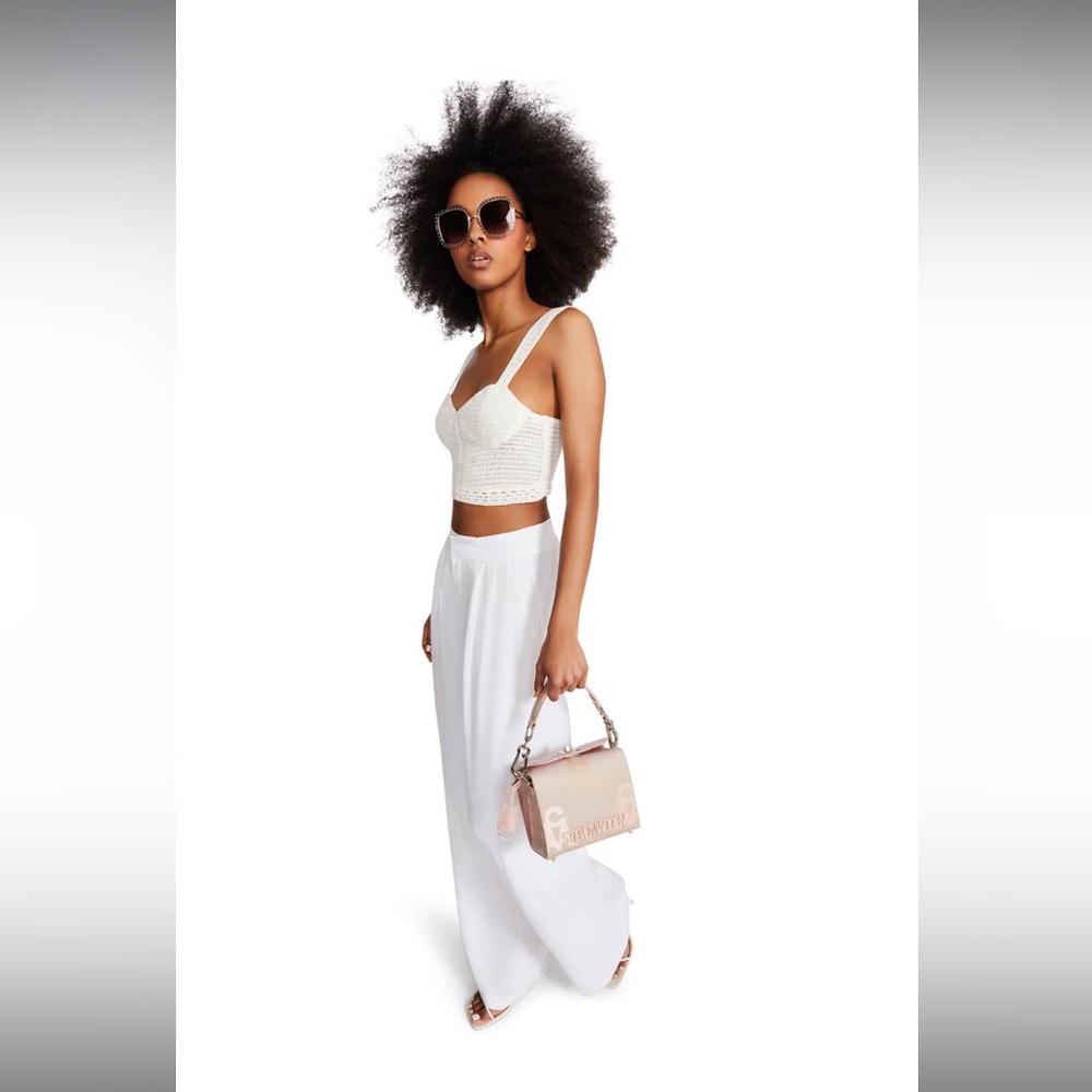 Steve Madden white trousers